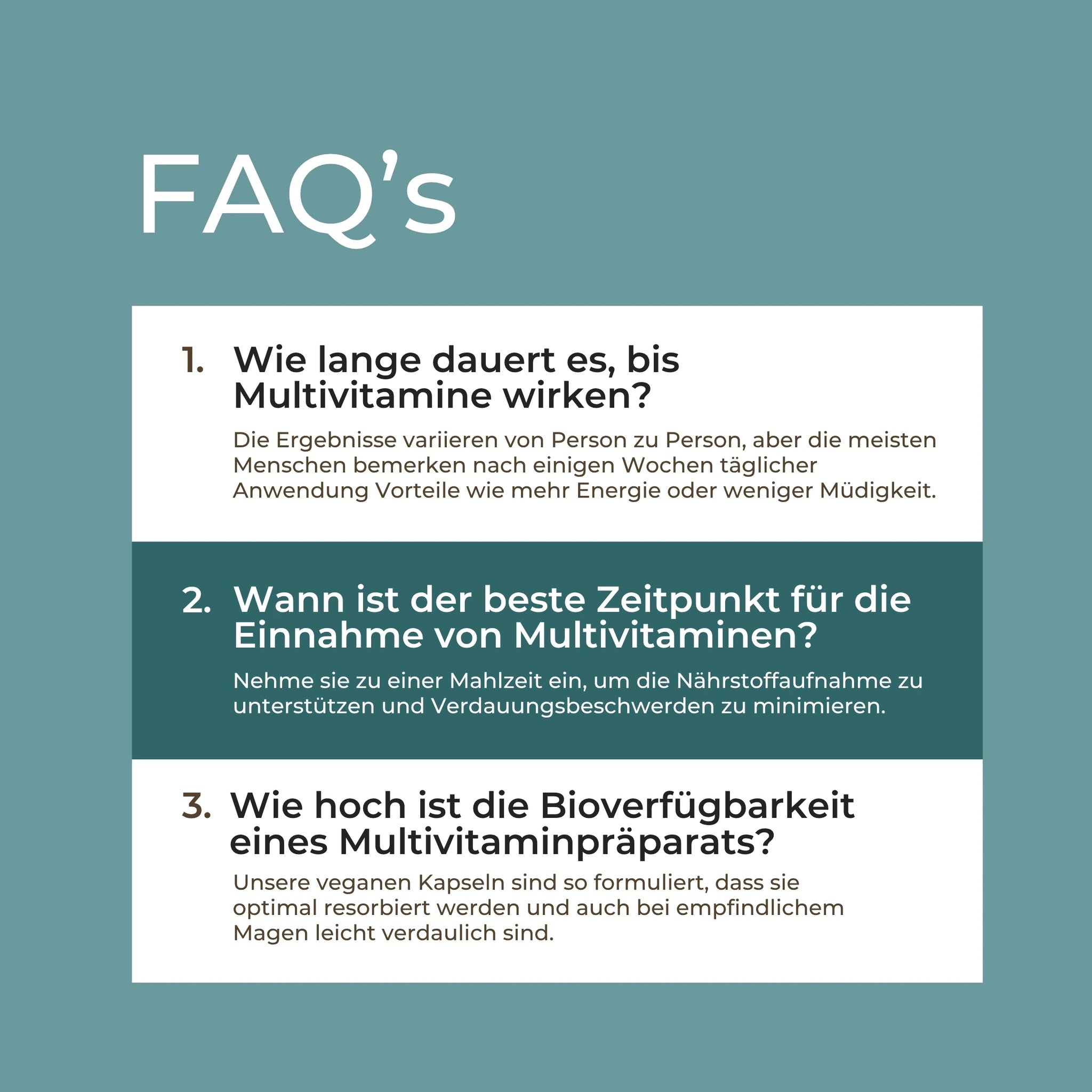 Comprimés multivitaminés