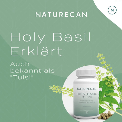 Capsules de basilic sacré - Extrait de Tulsi
