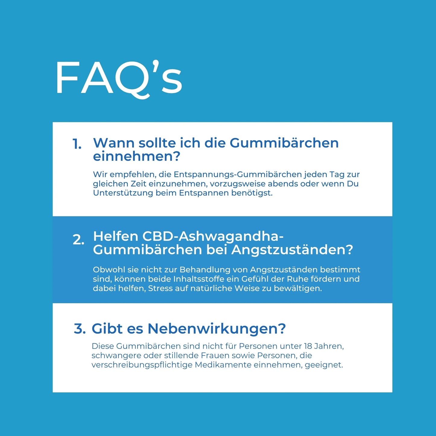 CBD-Ashwagandha-Gummibärchen