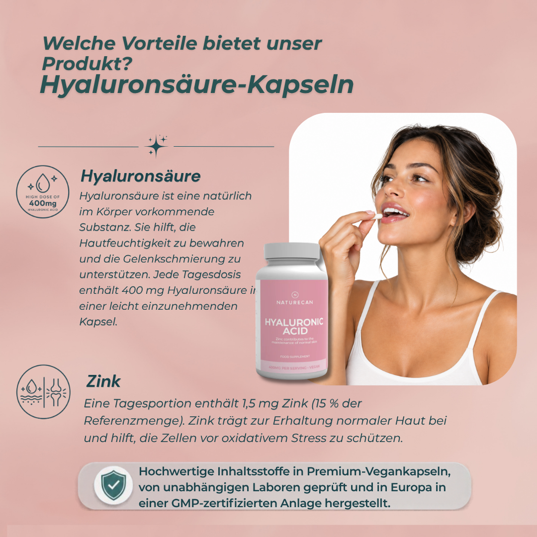Capsules d'acide hyaluronique