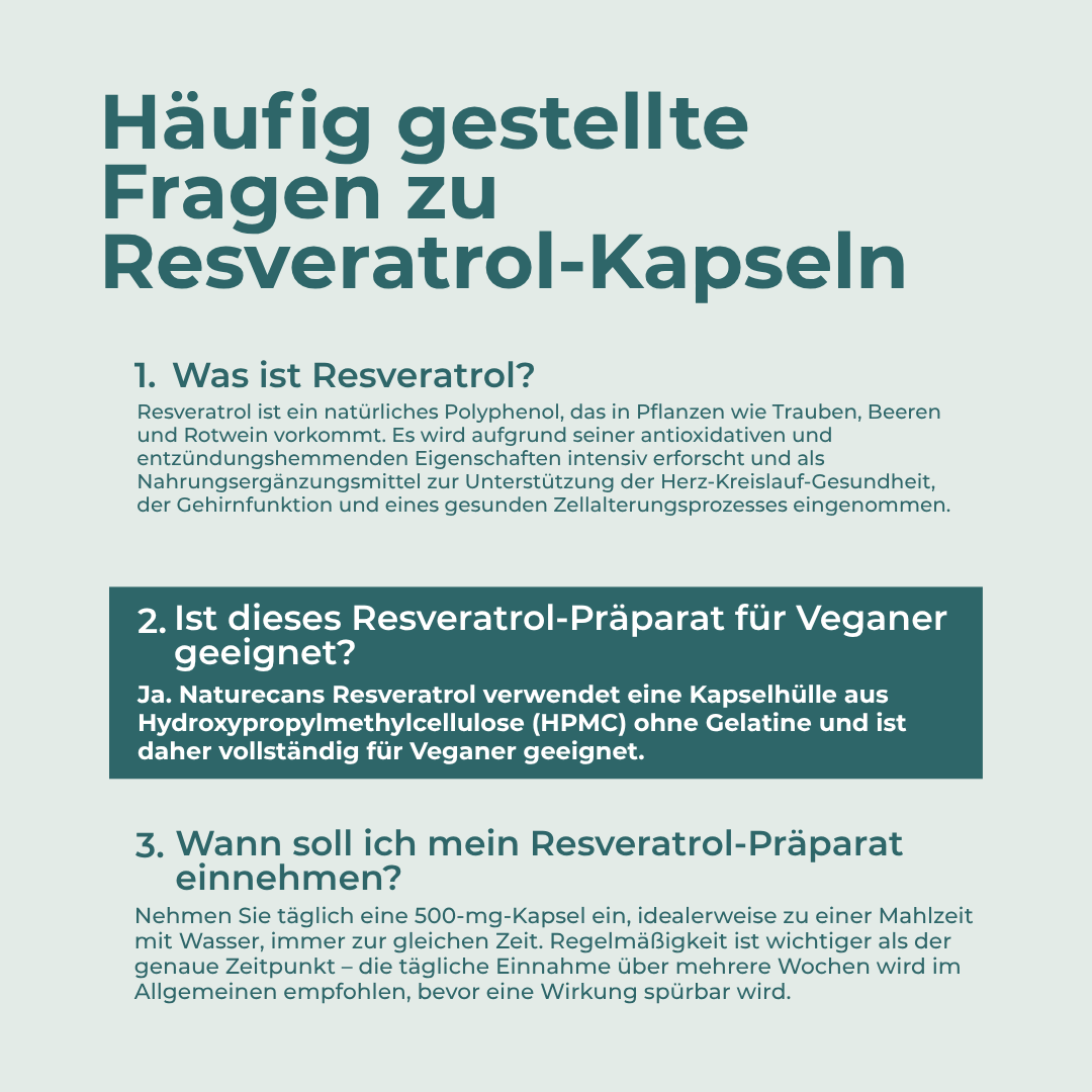 Capsules de resvératrol