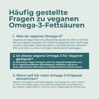 Capsules végétaliennes d'oméga-3