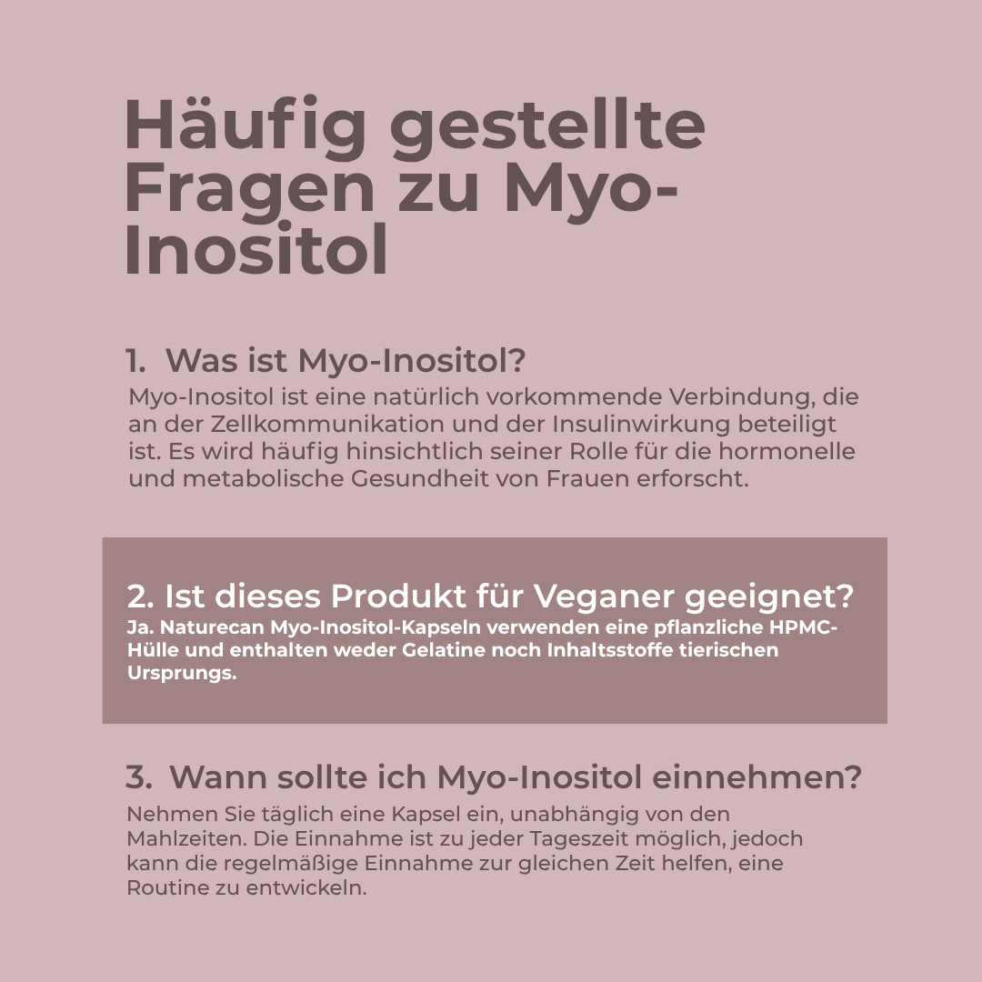 Myo Inositol Kapseln