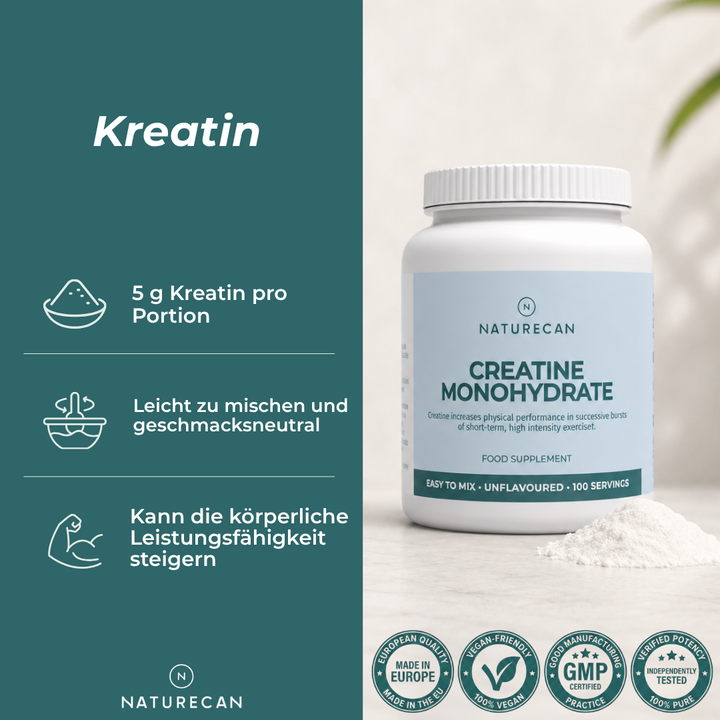 Kreatin Monohydrat 100% Pur
