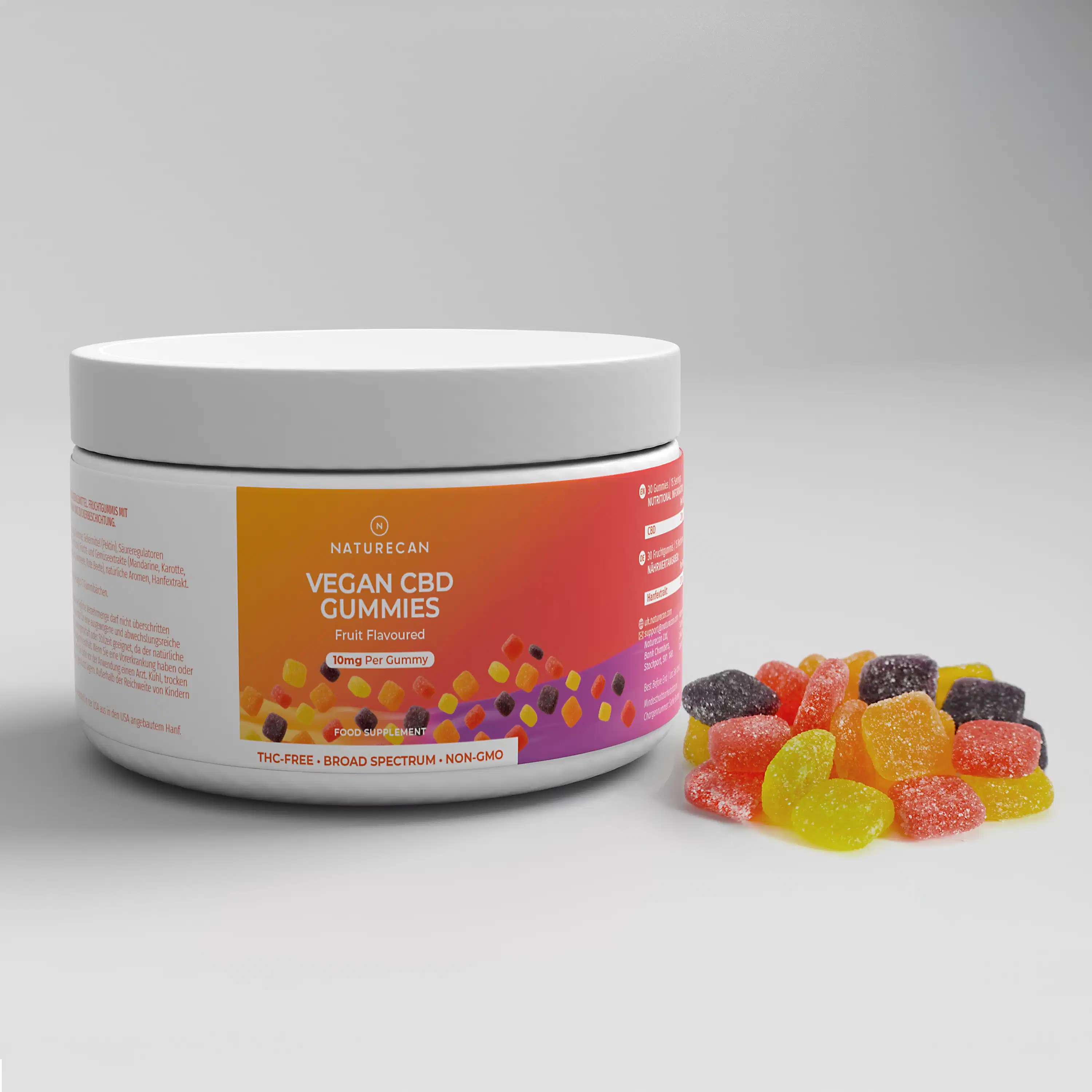 Oursons gommeux CBD végétaliens