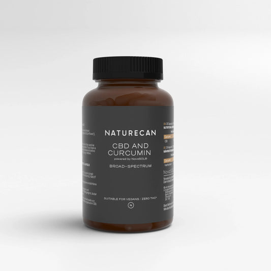 CBD und Kurkumin Kapseln von Naturecan 