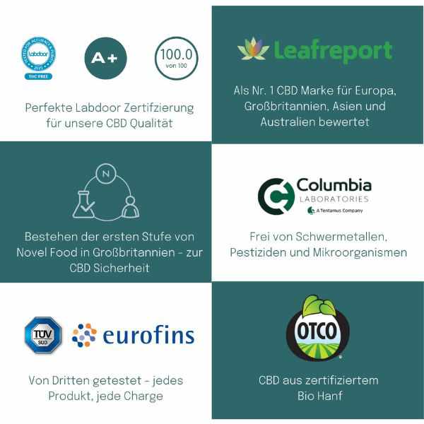 Huile de CBD CBG - 2+1 gratuite