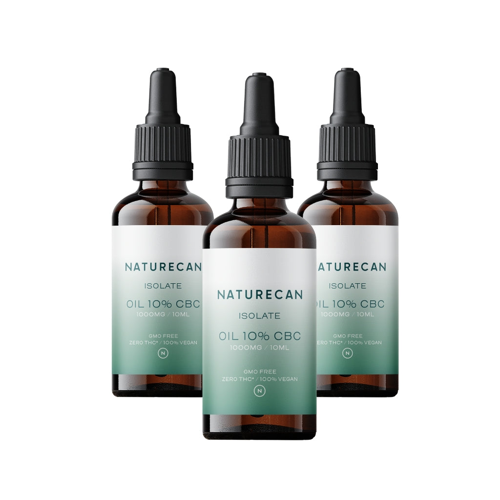 Huile CBC 10 % 2+1 gratuite